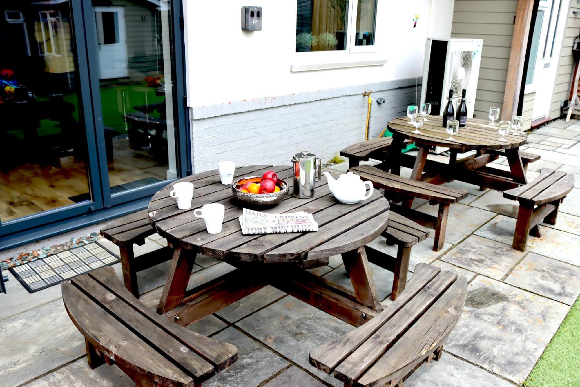 Four Corners Holiday Home Hot Tub & Sauna Ferndown Buitenkant foto